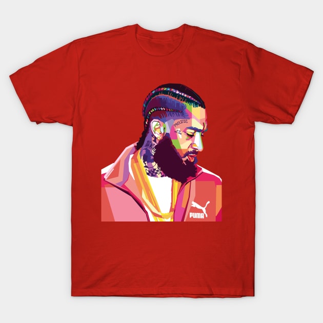 Nipsey Hussle T-Shirt by Creativedy Stuff